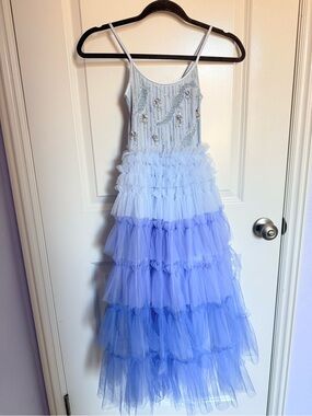 Tutu Du Monde Light Blue Ruffle Dress